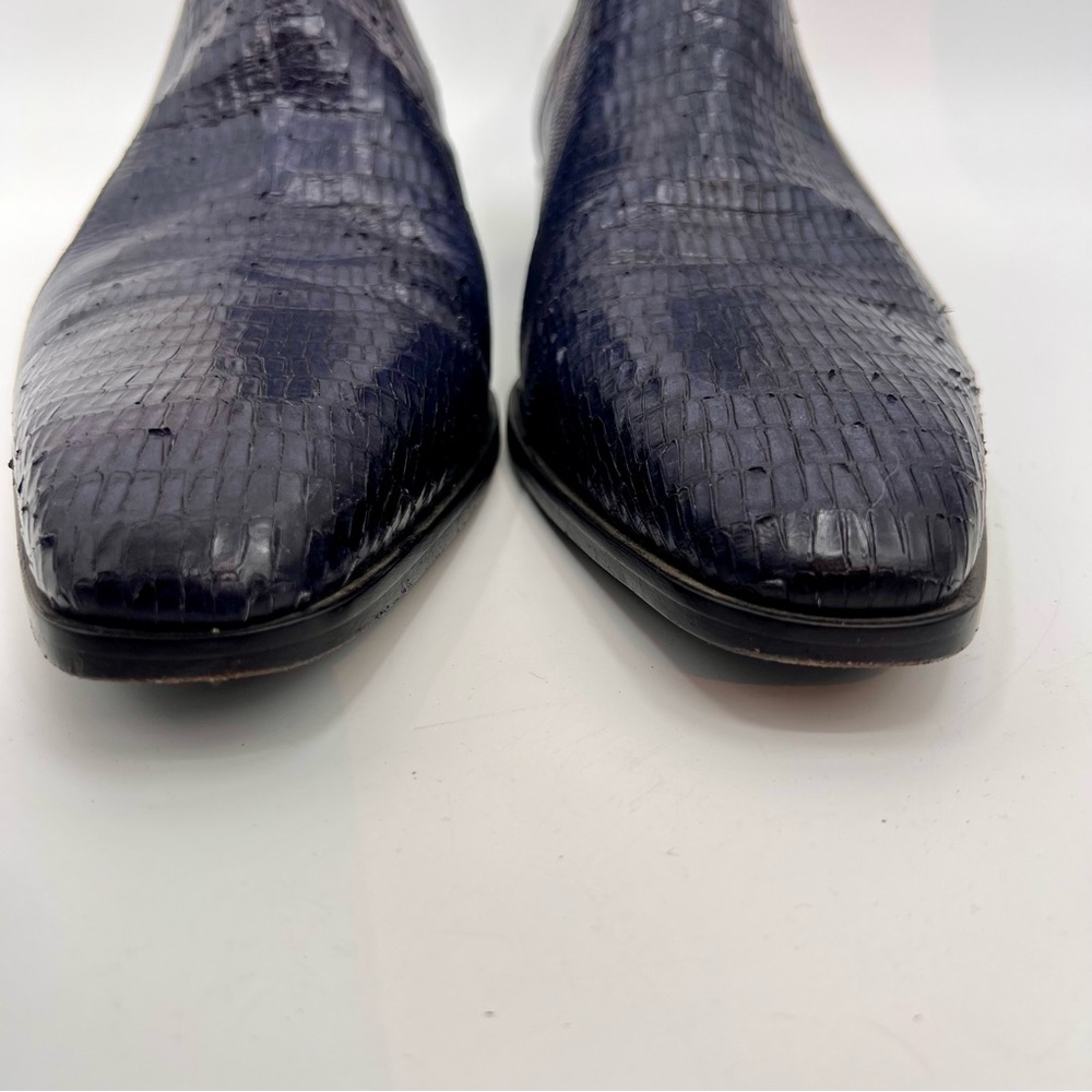 Jo Ghost Python Chelsea Boots Navy 42 - image 6